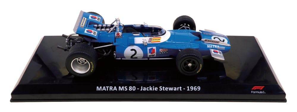 Big Scale F1 Collection 57 MS80 Jackie No. (Matra Stewart) [Separate Encyclopedia] (with model)