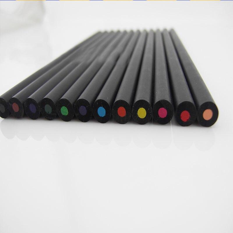 Набор деревянных 12 цветных карандашей для школьников, чехол для художника, материал для рисования, цветные карандаши Prismacolor, наборы ручек для рисования вручную