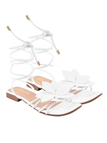 Shoetopia Стильные удобные женские сандалии | С открытым носком, без застежки, повседневные, в этническом стиле, для ежедневной носки, для женщин и девочек