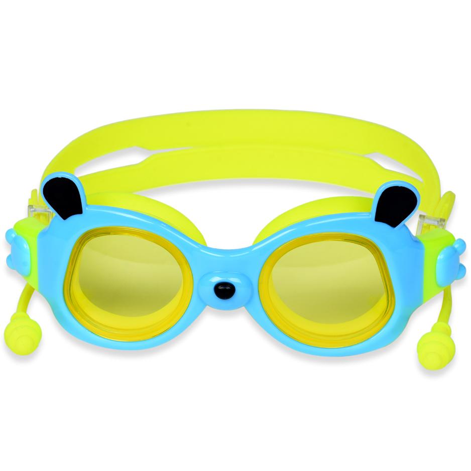 Очки для плавания Panda Anti-fog для мужчин и женщин с берушами высокой четкости с защитой от запотевания. Очки для плавания с большой оправой и берушами.