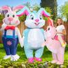 Костюм Пасхального Кролика Надувной Костюм Кролика Пасхальный Надувной Костюм Взрослый Девушка для Рождества Косплей Хэллоуин Карнавал Подарок