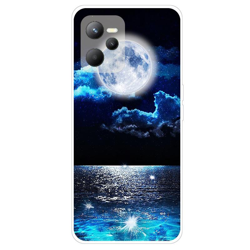 Чехол для Realme C35 RMX3511, мягкие силиконовые чехлы для телефонов с милой башней и бабочкой для Oppo Realme C35 C 35 RealmeC35, чехол-бампер
