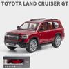 1/24 Toyota LAND CRUISER GT Prado SUV, модель автомобиля из сплава, литая под давлением металлическая игрушка, внедорожник, модель автомобиля со звуковым светом, подарки для детей