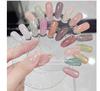 1jar Plating Aurora Chrome Nail Powder High-Gloss Moonlight Mirror Fine Glitter Pigment Aurora Pearl Rubbing Dust Chrome Nails