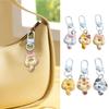 Pack of 6 Unique Phone Jewelry Cats Bag Accessories Fashionable Key Charm Resin Texture Suitable for Artistic Displays
