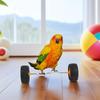 Parrot Balance Bike Row Roller Bird Cage Balancing Toy Cage Sports Supplies Cockatiels Balance Vehicle For Wood Perch Glass