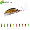 1pc HENGJIA 9.6g/0.34oz Mini Crankbaits Plastic Wobbler Fishing Tackle Equipment