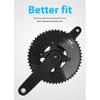RIRO Carbon Fiber Chainrings 10-12S Super Light Road Bike Chainwheel 50-34/52-36/53-39/54-40T for Shimano 4-Bolts 110BCD Crank