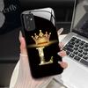 Чехол для Samsung M52 5G Galaxy M14 SM-M526B SM-M146B Чехол для телефона Ударопрочный Модный Инициал Задняя крышка из закаленного стекла