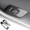 AIRSPEED Carbon Fiber for Mazda 3 Axela -2025 Center Console Multimedia Knob Button Cover Interior Trim Accessory, Black