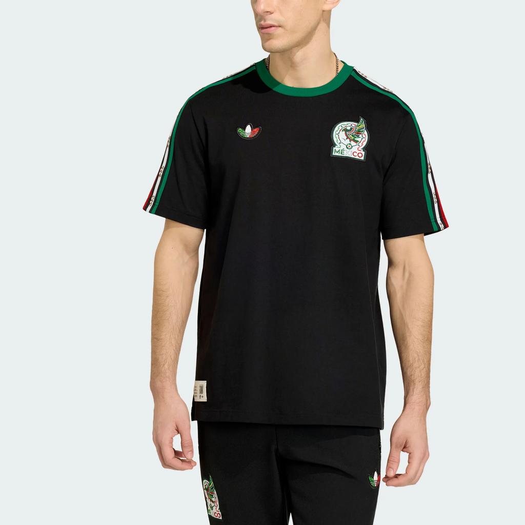 adidas Оригиналы Мексика Футбол Повседневная Культура Свободная Короткий Рукав Футболка Мужские Топы KE5516