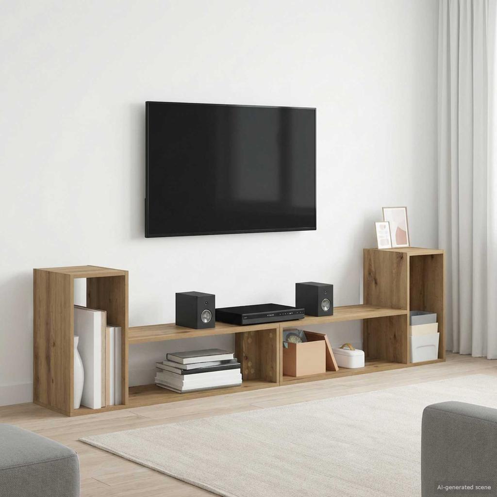 TV Stand 100 x 30 x 50 cm Artisan Oak Engineered Wood