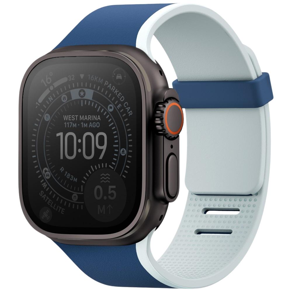 UNIQ Revix IV Premium Strap for Apple Watch 49/46/45/44mm Edition Reversible Magnetic Navy-Blue