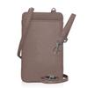 Gisele Crossbody Shoulder Smartphone Small Coin Vertical Style Brown with Women's Bag, Bag, Pouch, Wallet, Purse, Lightweight, Travel, Leisure, (Pink