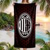 AC Milan Beach Towel Soft Microfiber Summer Towel Quick Dry Absorbent Towel for Beach Swimming Pool Travel