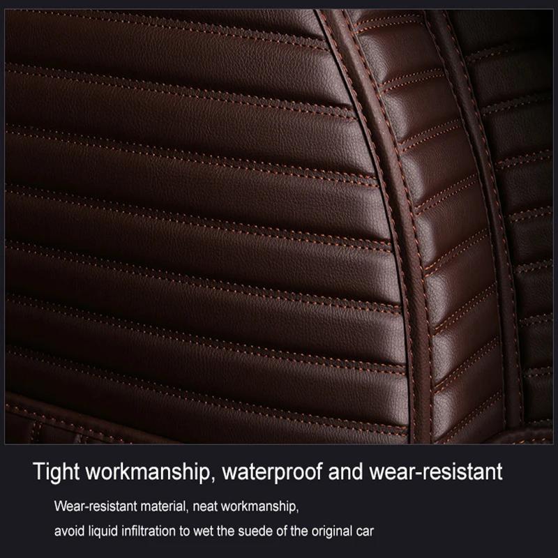 Customized Stripe 5D Full Coverage Car Trunk Mat for Bmw 2 Series F22 F44 F45 F46 G42 Car Accessories Carpet