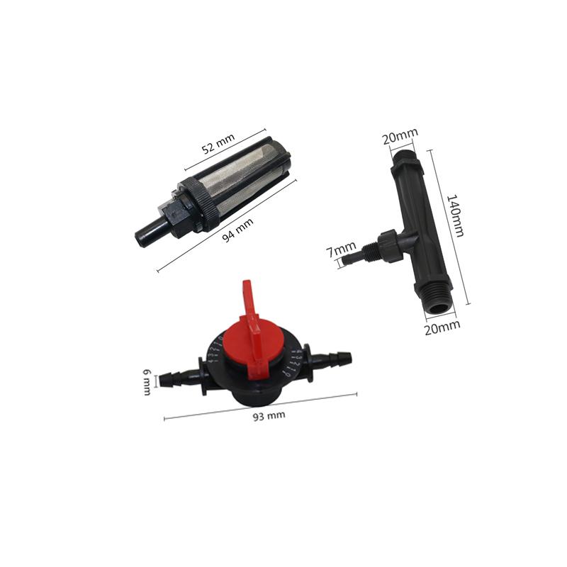 Фитинги с фильтром для оросительной системы