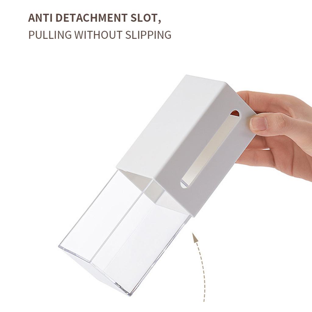 1 шт., настенный ящик для хранения ватных тампонов для ванной комнаты, без ударов, для удаления макияжа, хлопковые салфетки, заколки для волос, органайзер