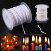61 метр/рулон белый фитиль для свечей хлопковая катушка для плетеного фитиля свечи своими руками материал для изготовления свечей бездымный воск чистый хлопковый сердечник