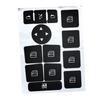 Replacement Button Stickers for Mercedes For Benz C Class E Class Models