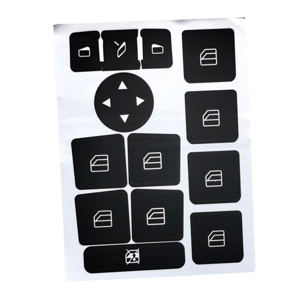 Replacement Button Stickers for Mercedes For Benz C Class E Class Models