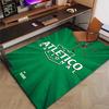 Atletico Nacional Polyester Carpet, Soft Indoor Mat for Office Chair, Living Room, Computer Desk - Decorative Home Office Rug Design