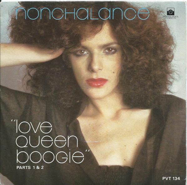 7-дюймовая пластинка NONCHALANCE - Love Queen Boogie (Часть I и II) PVT134 Private Stock 1978 UK Соул/Фанк Б/У