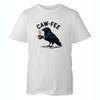 Cawfee T Shirt Funny Crow Coffee Drinking Raven Graphic Bird Mens Womens Tee Top