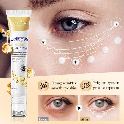 SADOER Collagen Anti-Wrinkle Walking Eye Cream Увлажняет Крем для кожи вокруг глаз