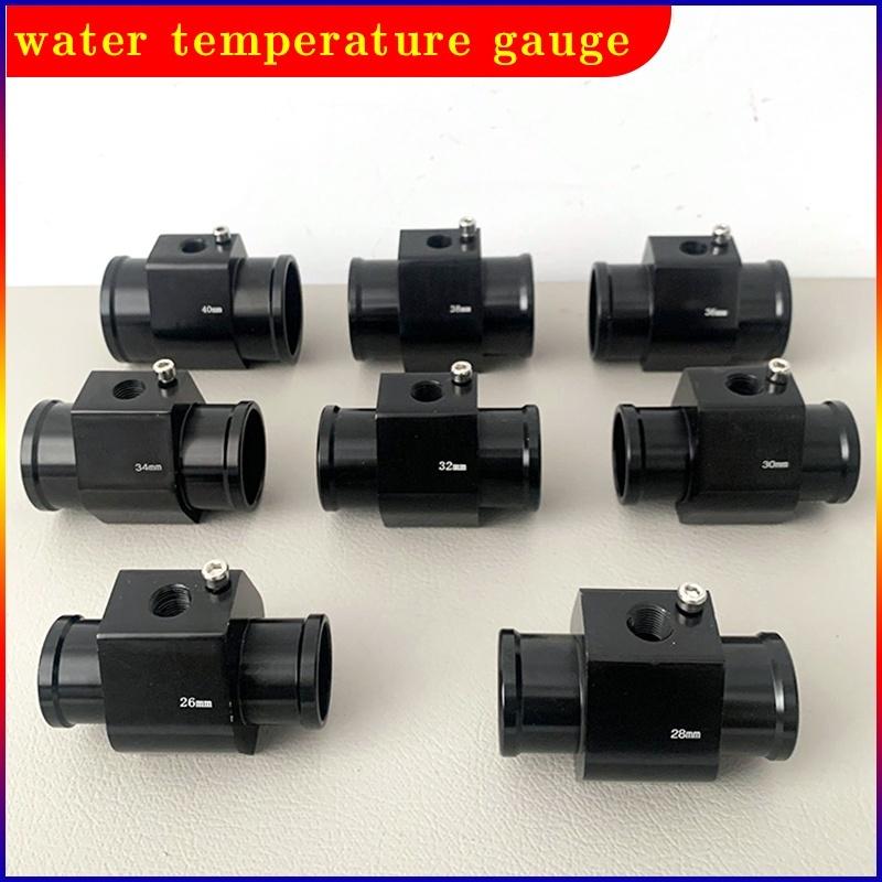 Water Temp Gauge Radiator Sensor Joint Pipe Hose Water Temperature Adapter Aluminium Alloy For Car Truck Motorcycle Size 18-40mm