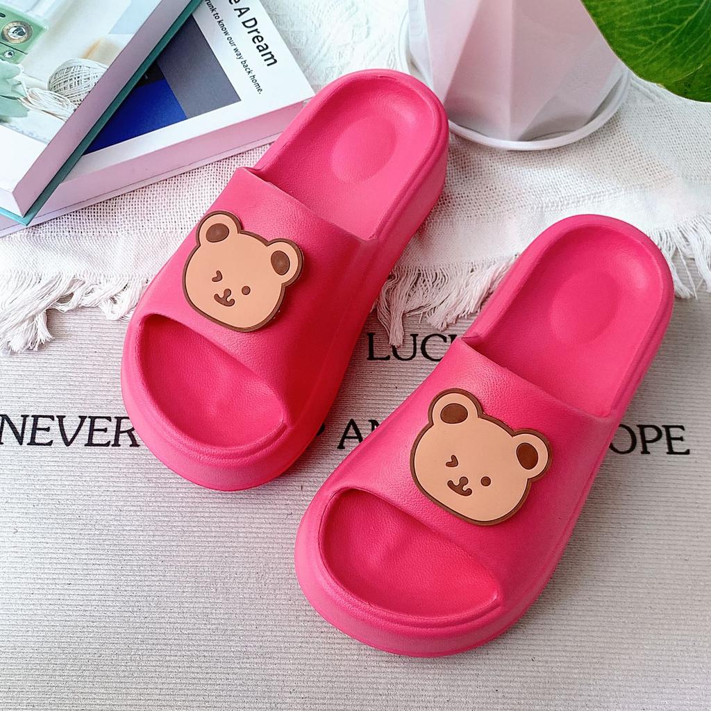 Platform Slippers Women's Summer Wear Home Bathroom Bath Couple Slippers Sandals