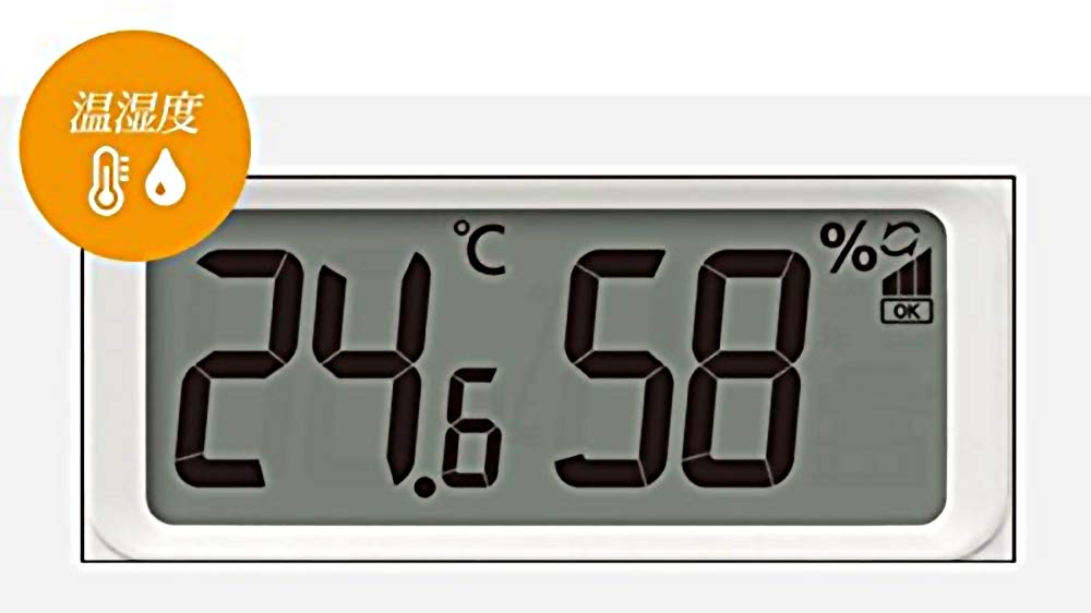 RHYTHM Настенные часы с радиоприемником, аналоговые, цифровые, с секундной стрелкой, календарем и указателем температуры и влажности, белые, 8FYA02SR03, 32,5x5 см