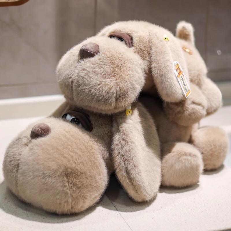 Милая Успокаивающая Собака Щенок Кукла Щенок Плюшевая Кукла для Мальчиков для Сна и Объятий Детский Подарок на День Рождения
