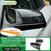 For BMW 5 6 7 Series F01 F02 F03 F04 F06 F07 F10 F11 F12 F13 Carbon Black high quality types Side Wing Rearview Mirror Cover Cap
