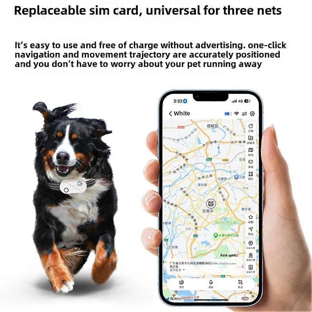 4G GPS Pet Tracker Smart Collar: Waterproof Anti-Loss Device with Geo-Fence, Dual Satellite (GPS/BeiDou) for Dogs/Cats