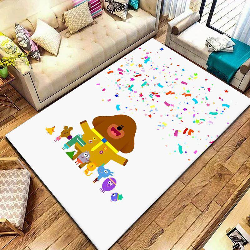 Hey Duggee Carpet Rug for Living Room Bedroom Home Sofa Decoration,Kids play Non-slip Floor Mat