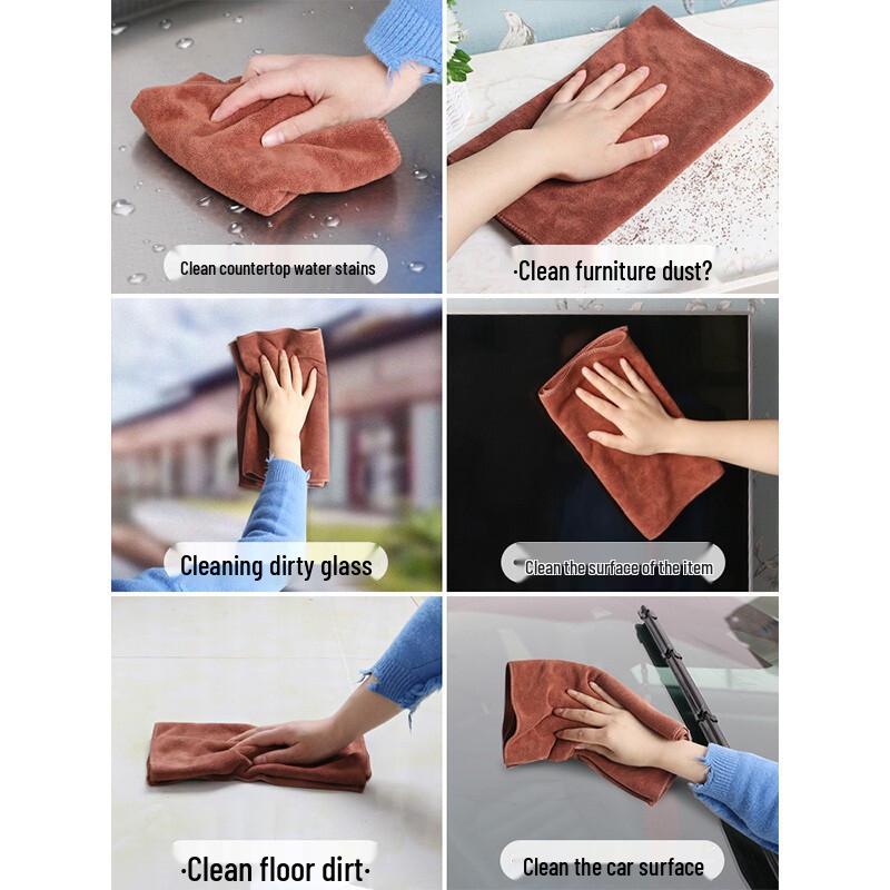 Luogang Thickened Microfiber Cleaning Cloths