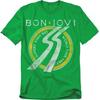 Bon Jovi Unisex Adult Slippery When Wet Tour Dates T-Shirt