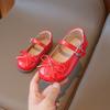 Модная детская кожаная обувь для весны новая обувь для девочки с мягкой подошвой противоскользящая детская обувь конфетных цветов кожаная обувь для девочек