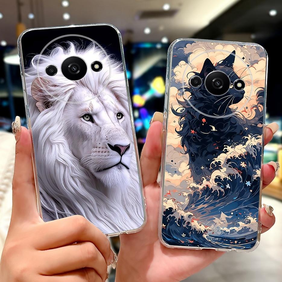 Для Xiaomi Redmi A3 A3x A4 Чехол RedmiA3 Pro Стильный Расписной Чехол Мягкий Тонкий Чехол для Телефона Для Xiaomi Redmi A3 Pro A3x RedmiA4 Корпус