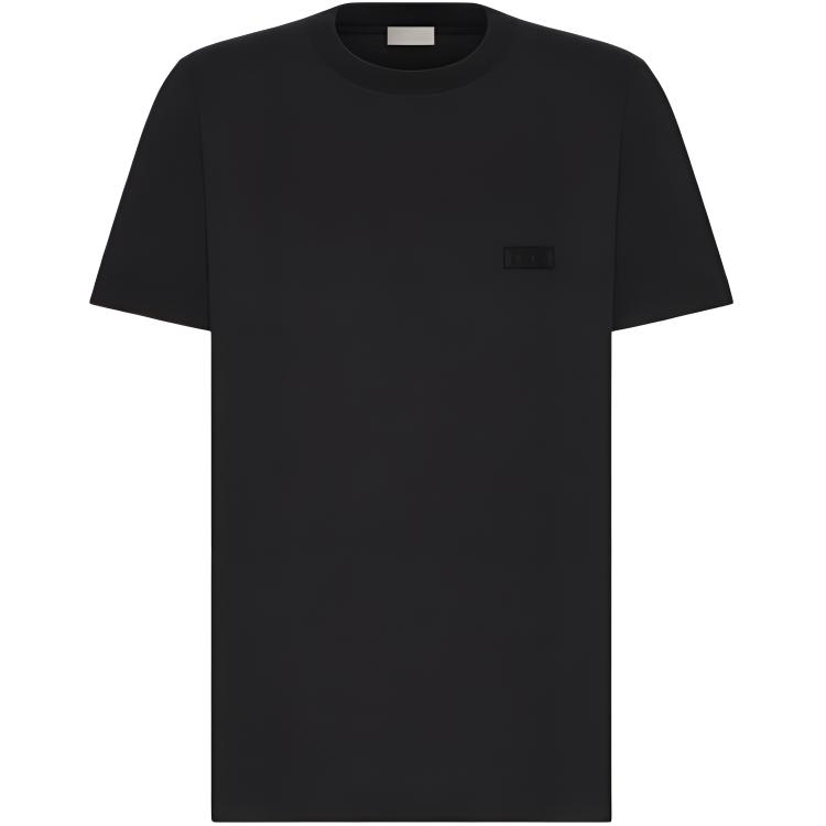 DIOR Logo Embroidered Crewneck T Shirt 413J650A0862-C989