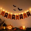 Halloween Flag Halloween Light-Up Banner Creative Party Banner String Light  Haunted House Decor