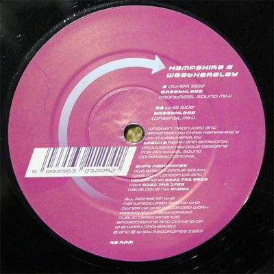 12-дюймовая пластинка HAMPSHIRE & WEATHERLEY - Breathless SH004 Shift Recording 1997 UK Танцевальная и электронная музыка Б/у