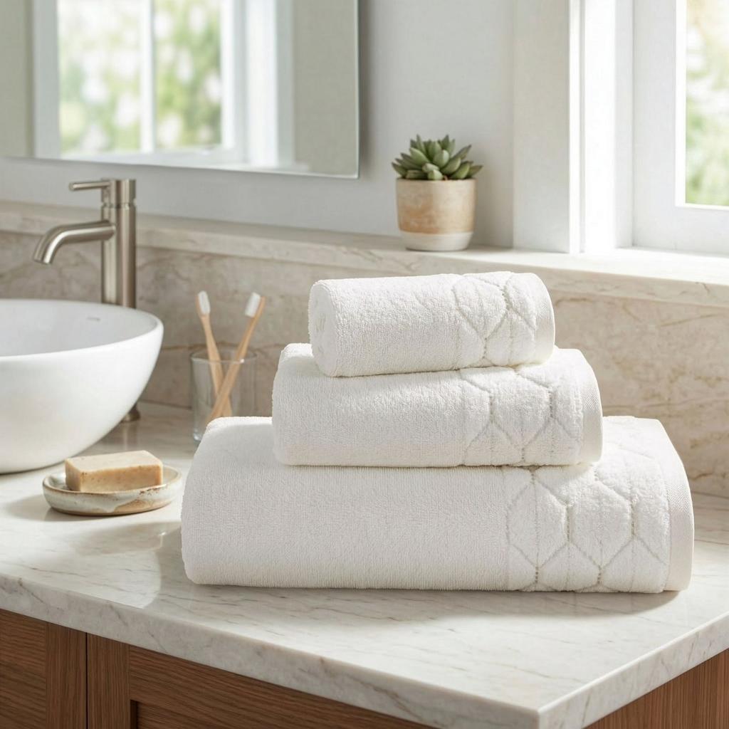 Lumia Bath Towel 50X90 Cream