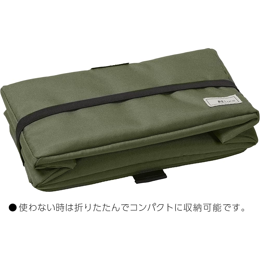 [Эксклюзивно для Amazon.co.jp] Внутренний кейс для камеры Kenko RELuce Inner Box L Цвет: Зеленый маття Изготовлен из переработанного ПЭТ-материала Складывающийся 3,5 л AMZ-RLU1IB L-OV