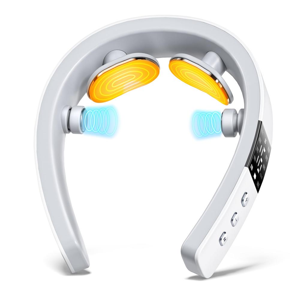 New Model with Dual Vibrating Neck Care and Relaxation Device EMS TENS Dual Supervised by a Physical Day 2025 Birthday Neck Neck Hot USB 10 16