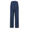 Fashion Men's Elastic Waist Corduroy Casual Straight-leg Cropped Trousers Pants