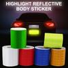 Self-adhesive Car Reflective Sticker Excellent Wear-resistant Reflector Tape Strip Film Vehicle Supplies Protective