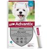 Advantix Dog Antiparasitic Solution Small Breed 4 To 10kg 6 Pipettes