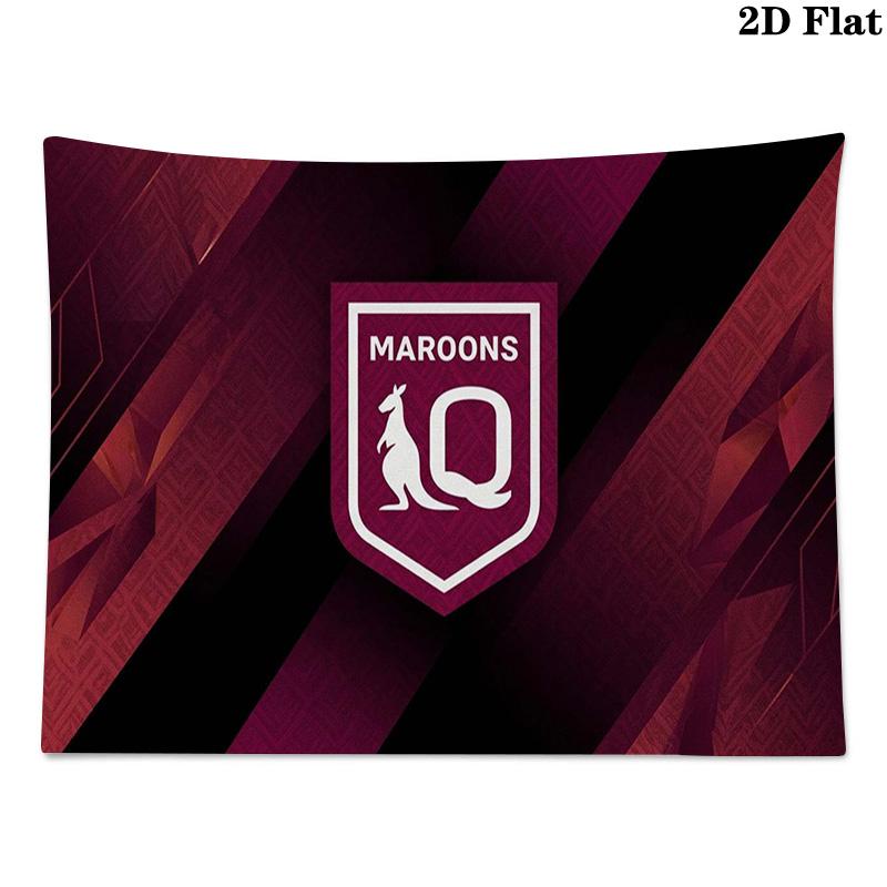 Maroons Wall Tapestry Aesthetic Wall Hanging Printed Fabric Blanket Decorative Tapestries for Bedroom Living Room Home Decor